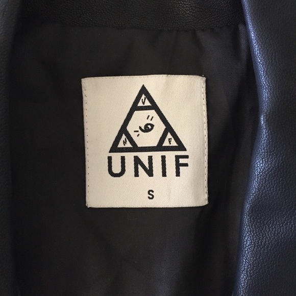 UNIF Vegan Leather Moto Jacket - Picture 6 of 6